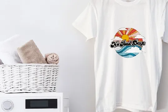 EasyColor® DTV®で作成した白いTシャツ