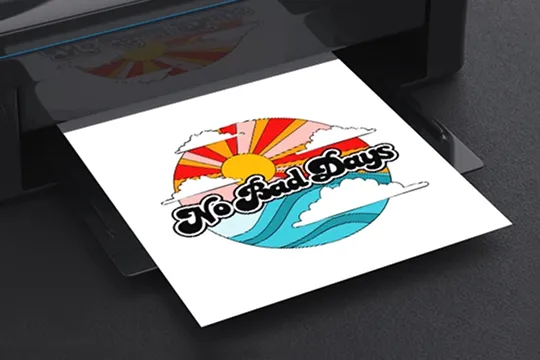 家庭用インクジェットプリンターでEasyColor® DTV®に印刷