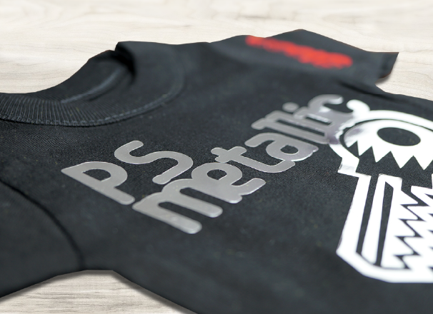 アイロン転写シート メタリックで作成したTシャツ