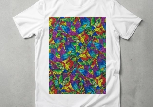 イージーパターンで作成したTシャツ